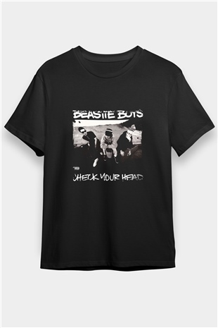 Beastie Boys Baskılı Unisex Siyah Tişört