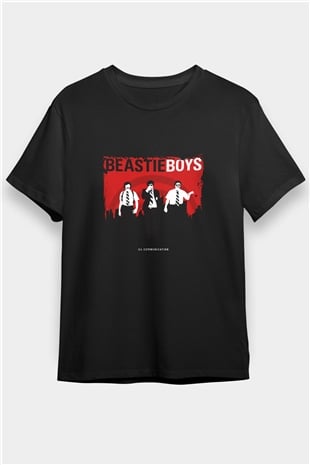 Beastie Boys Baskılı Unisex Siyah Tişört
