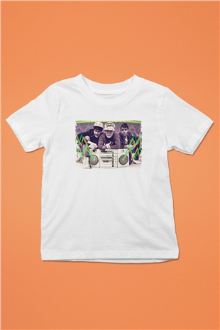 Beastie Boys Beyaz Unisex Çocuk Tişört