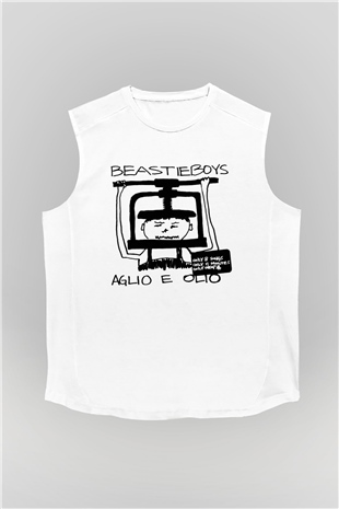 Beastie Boys Beyaz Unisex Kolsuz Tişört