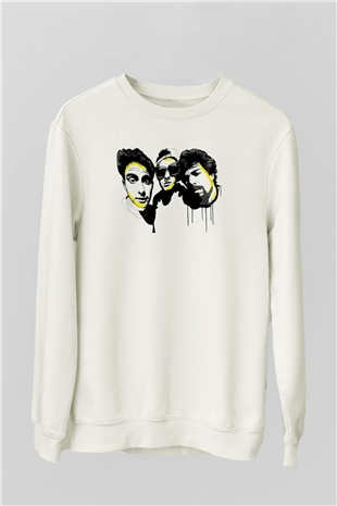 Beastie Boys Beyaz Unisex Sweatshirt