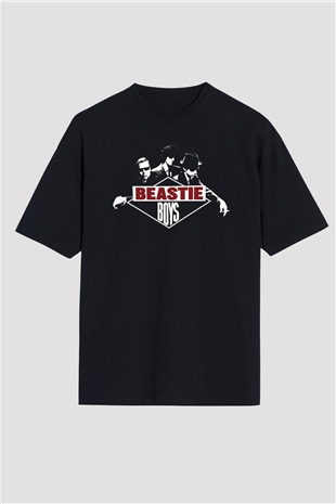 Beastie Boys Siyah Unisex Oversize Tişört T-Shirt