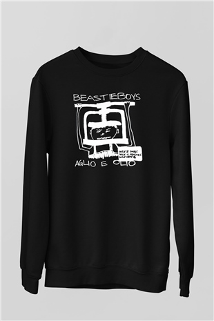 Beastie Boys Siyah Unisex Sweatshirt