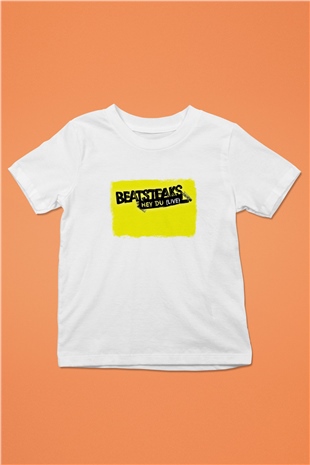 Beatsteaks Baskılı Unisex Beyaz Çocuk Tişört