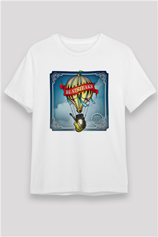 Beatsteaks Baskılı Unisex Beyaz Tişört