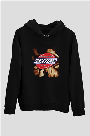 Beatsteaks Baskılı Unisex Siyah Hoodie