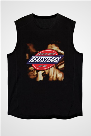 Beatsteaks Baskılı Unisex Siyah Kolsuz Tişört