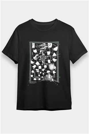 Beetlejuice Beterböcek Siyah Unisex Tişört