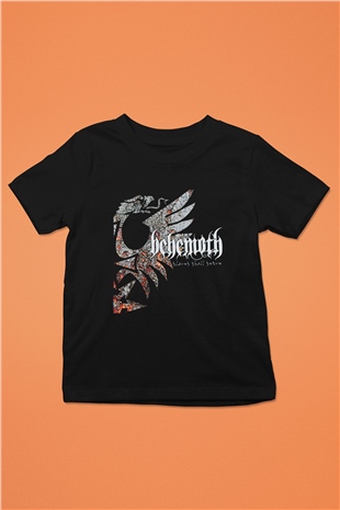 Behemoth Baskılı Siyah Unisex Çocuk Tişört