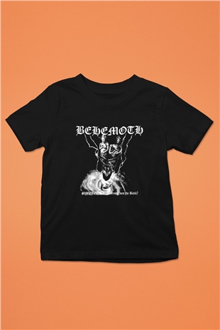 Behemoth Baskılı Unisex Siyah Çocuk Tişört