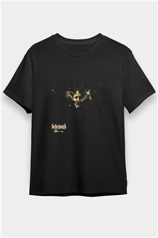 Behemoth Baskılı Unisex Siyah Tişört