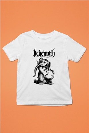 Behemoth Beyaz Unisex Çocuk Tişört