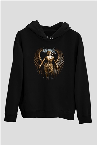 Behemoth Siyah Unisex Kapüşonlu Sweatshirt