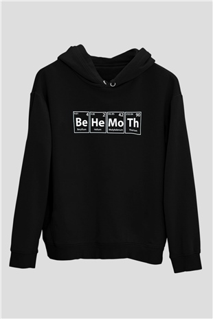 Behemoth Siyah Unisex Kapüşonlu Sweatshirt