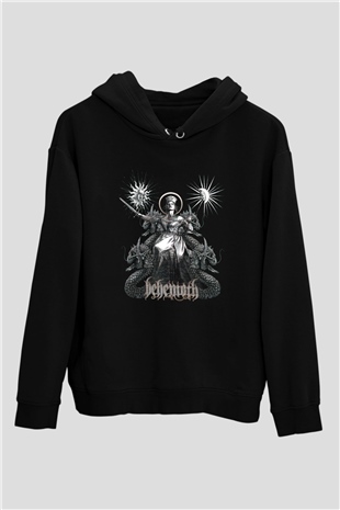 Behemoth Siyah Unisex Kapüşonlu Sweatshirt