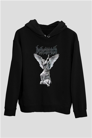 Behemoth Siyah Unisex Kapüşonlu Sweatshirt