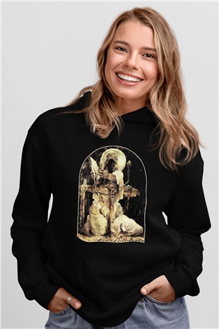 Behemoth Siyah Unisex Kapüşonlu Sweatshirt