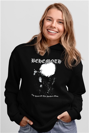 Behemoth Siyah Unisex Kapüşonlu Sweatshirt