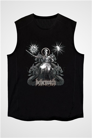Behemoth Siyah Unisex Kolsuz Tişört