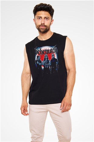 Behemoth Siyah Unisex Kolsuz Tişört