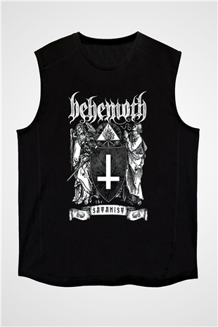 Behemoth Siyah Unisex Kolsuz Tişört