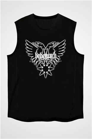 Behemoth Siyah Unisex Kolsuz Tişört