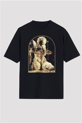 Behemoth Siyah Unisex Oversize Tişört T-Shirt