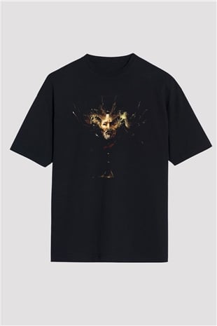 Behemoth Siyah Unisex Oversize Tişört T-Shirt
