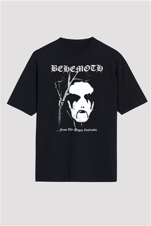 Behemoth Siyah Unisex Oversize Tişört T-Shirt