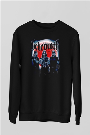 Behemoth Siyah Unisex Sweatshirt