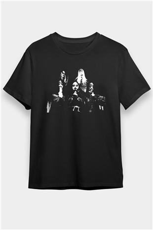 Behexen Baskılı Unisex Siyah Tişört - Tshirt