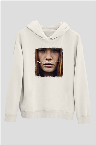 Being as an Ocean Baskılı Unisex Beyaz Hoodie