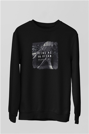Being as an Ocean Baskılı Unisex Siyah Sweatshirt