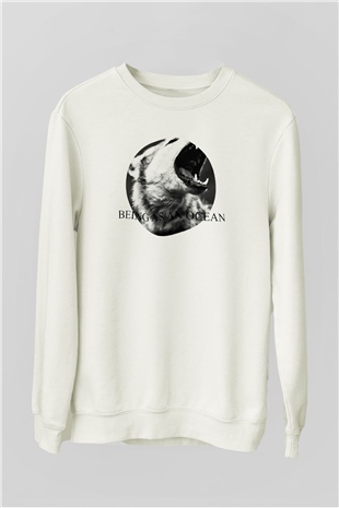 Being as an Ocean Beyaz Unisex Sweatshirt
