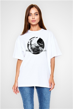 Being as an Ocean Beyaz Oversize Tişört Oversize T-shirt - TişörtFabrikası