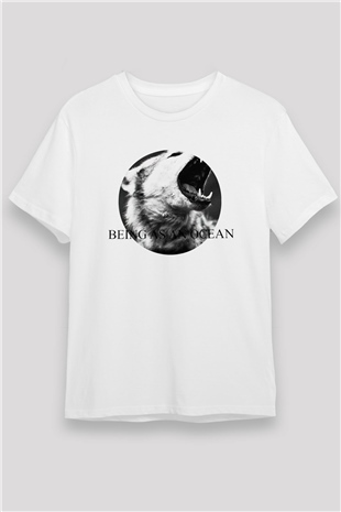 Being as an Ocean Beyaz Unisex Tişört T-Shirt - TişörtFabrikası