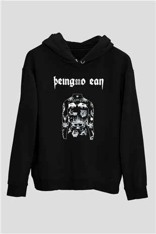 Being as an Ocean Siyah Unisex Kapüşonlu Sweatshirt
