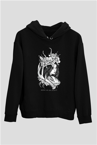 Being as an Ocean Siyah Unisex Kapüşonlu Sweatshirt