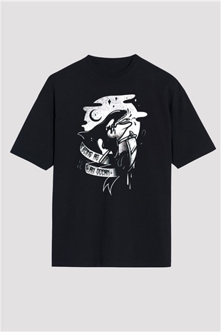 Being as an Ocean Siyah Oversize Tişört Oversize T-shirt - TişörtFabrikası