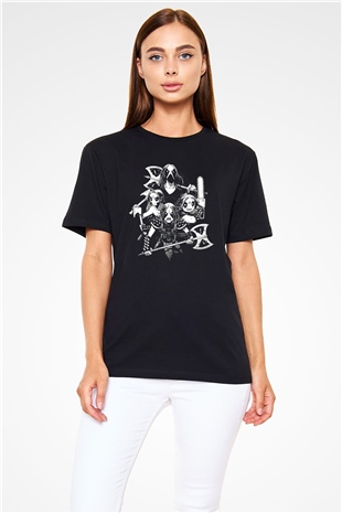 Belzebubs Baskılı Unisex Siyah Tişört - Tshirt