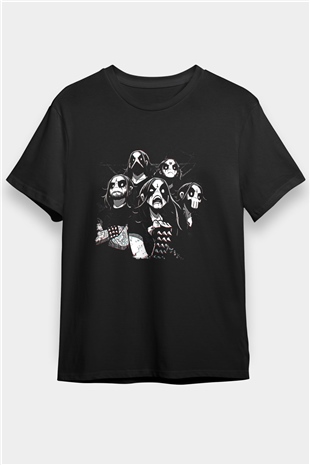 Belzebubs Baskılı Unisex Siyah Tişört - Tshirt