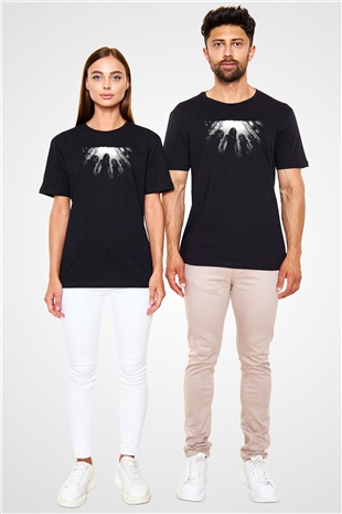 Belzebubs Baskılı Unisex Siyah Tişört - Tshirt