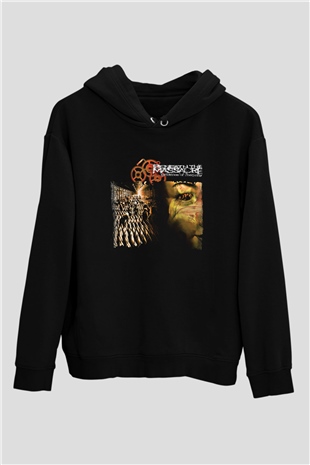 Beneath the Massacre Baskılı Unisex Siyah Hoodie