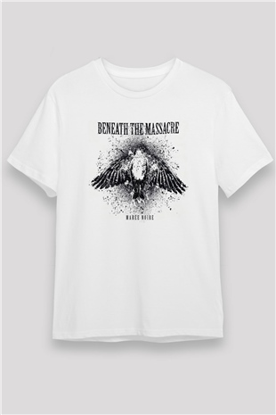 Beneath the Massacre Beyaz Unisex Tişört T-Shirt - TişörtFabrikası