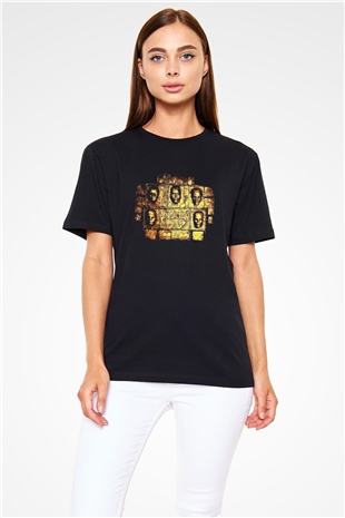 Benediction Baskılı Unisex Siyah Tişört