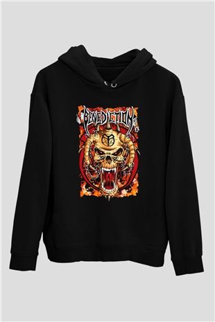 Benediction Siyah Unisex Hoodie