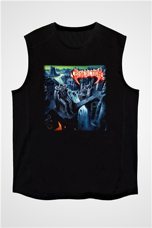 Benediction Siyah Unisex Kolsuz Tişört