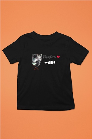 Benjamin Franklin Siyah Unisex Çocuk Tişört