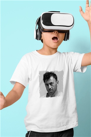 Benny Benassi Baskılı Beyaz Çocuk Tişört