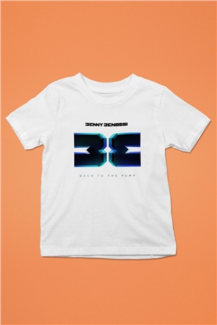 Benny Benassi Baskılı Beyaz Unisex Çocuk Tişört